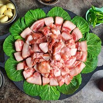 뒷고기 목덜미살 꾸든살 부속구이 500g, 두께 2.5cm, 2kg, 1개