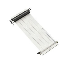 LINKUP - Ultra PCIe 4.0 X16 라이저 케이블 [RTX4090 RX6950XT x570 B550 Z690 테스트 완료] 차폐 고속 수직 마운트 게이밍 PCI Ex, Gen 4 (Ultra) ITX [18cm]-White