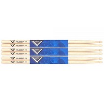 Vater 로스앤젤레스 5A 우드 팁 히코리 드럼 스틱 3쌍 (VS3P5AW), Wood Tip 3 Pair