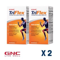 GNC 지엔씨 트라이 플렉스 패스트액팅 240정, 2병, 378g