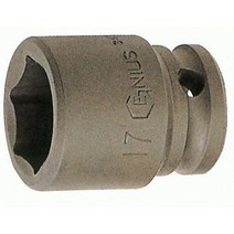 지니어스 육각 임팩트소켓 임팩소켓 복스알 1/2x36mm