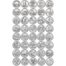 기념주화 가상화폐 비트코인 굿즈 미국 20132021 국립 공원 기념 동전 25 센트 원래 미국 미국 동전 수집, [06] 2018 4145th 5 PCS