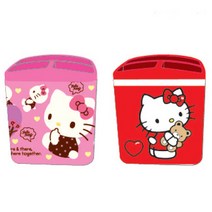 헬로키티 사각틴 연필꽂이 색상랜덤 어린이집선물 생일답례품