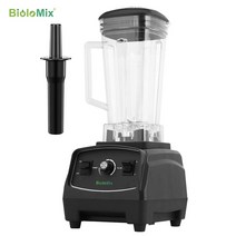 착즙기 레몬 과일 스퀴저 블렌더 소형 미니 믹서기 BPA 프리 3HP 2200W 튼튼한 상용 등급 믹서 쥬서 고출력 푸드 프로세서 아이스 스무디 바 블렌더블렌더, BLACK+EU 플러그