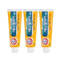유한양행 [본사직영] 암앤해머 에나멜케어 엑스트라 화이트닝 베이킹소다 치약 121g, 3개