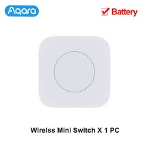 aqara 무선 미니 스위치 zigbee sensor one key control button smart remote control home Automation for homeki, 1 pc aqara 키, 협력사