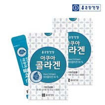 종근당건강 아쿠아 피쉬 저분자 콜라겐 30포 2박스(60포), 단품, 단품