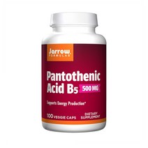 자로우포뮬러스 판토텐산 500mg 100정 식물성 1개