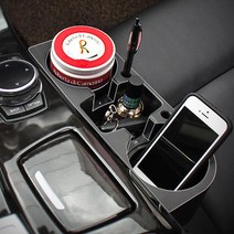 쮸카 모하비 컵홀더 멀티 슈마 사이드포켓 자동차홀더 벤츠b200 컵거치대 핸드폰거치대 재규어f페이스 사이드트리플홀더, 1개