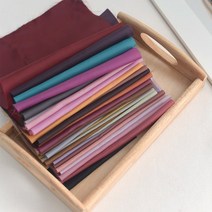 소잉홀릭 대폭-안감지) 의류용안감원단(28컬러) - 다후다 다우다원단 / 무지원단, 20 레드