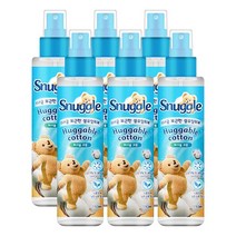 스너글 섬유탈취제 허거블 코튼, 6개, 150ml