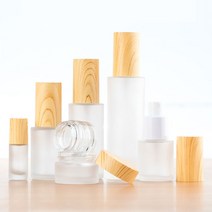 원목무늬 스프레이 크림 유리 화장품 소분 공병 모음, 스프레이_투명용기(80ml), 1개