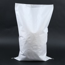 포대자루 pp 마대 반투명 화이트 도톰한 편직봉투 택배봉투 뱀피봉투 쌀봉투 밀가루봉투 인쇄 주문제작, 두꺼움, 45X77