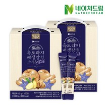 네이처드림 흑도라지 배 생강 청 스틱 10g 100포 /흑도라지청/배도라지청, 2박스