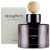 몽때리(Mongttery) 차량용 방향제 자동차 디퓨저 120ml, 클린 코튼