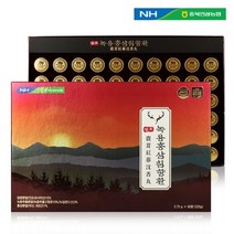 [선물세트] 충북인삼 농협 발효 홍삼 침향환 60환(생산물 배상책임보험가입), 4세트, 60환
