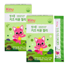 GNC 핑크퐁 키즈 이뮨젤리 (15gx30포) x 2개, 15g x 30포