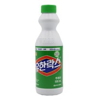 유한락스 후레쉬 차아염소산나트륨 500ml 용기