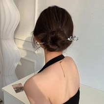 [실버플라워]궁중비녀 긴머리 한복헤어비녀 패션비녀 한복비녀XC024