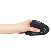 왼손잡이마우스 왼손무선마우스 음소거 수직그립 게임용 마우스 ergonomic vertical 컴퓨터 5d usb optical mouse gamer mause for pc, 없음