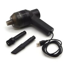 휴대용 미니 핸드 헬드 USB 키보드 진공 청소기 노트북 데스크탑 컴퓨터 클리너 강력한 청소기, Black