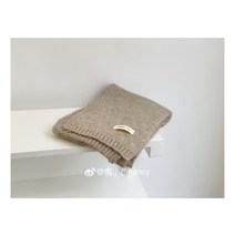 라이팡팡 [남소서] 폭신폭신한 미니 스카프 여 겨울 니트 무지 워머