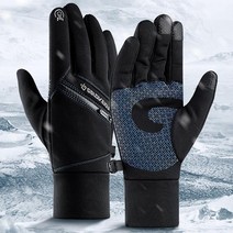 승마 장갑 용품 여성 남성 겨울 따뜻한 야외 스포츠 방수 미끄럼 방지 스크린 사이클링, l, 검은색