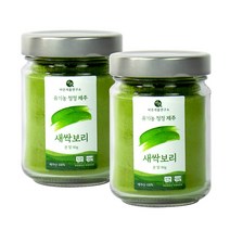 바른제품연구소 유기농 새싹보리분말 80g 2병, 1세트