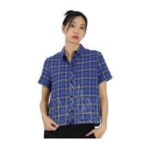 Filles A Papa Ladies T-Shirt Blue Chuck Crepe Brand Size 162063000-17-BLUE