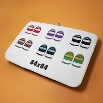 84X84 대형 빅사이즈 욕실 발매트 주방 화장실 현관 감성 러그