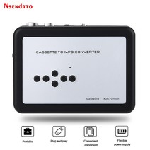 카세트 플레이어 미니 휴대용 레트로 레코더 ezcap 231 usb 테이프 음악 오디오 mp3 변환기 테이프 usb 플래시usb에 mp3 파일 저장, 없음