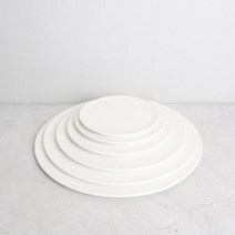 CRAART 크레아트 호텔웨어 원형 평접시 6size, 8인치, 1개