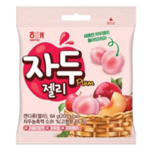 해태 자두젤리 64g, 4개