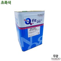외벽페인트 무광 초록색 18L 4종택1 콘크리트도색 아파트외벽페인트, 초록9026