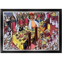 아트박스 원피스 알라바스타 연회 1000피스 직소퍼즐액자 AB1000-353, 퍼즐+모던블랙액자