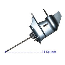 보트엔진 선외기 부품 63V-45300-03-4D 야마하 2 스트로크 9.9HP 15 HP 보트 엔진 용 하부 케이싱 어셈블리, 01 은