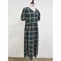 수박색 패미닌 롱원피스