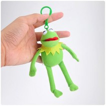 커밋 세서미 스트리트 개구리 부드러운 봉제 인형 어린이용 1 개 40cm 크리스마스 선물 선물, 16cm keychain