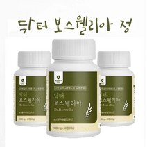 보스웰리아 관절 연골 보스웰리아 캡슐 인도산 보스웰리아 정 닥터 보스웰리아 1000mg 보스웰리아 추출분말 원물 덩어리 보스웰릭산 65% 타블렛 우슬 초록홍합 치커리, 60 _ 3개월분(1일2정)