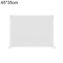 파티션 화면 사무실 교실 데스크탑 테이블 clear anti droplet partition screen divider board easy to install clear board, 클리어 45x35cm