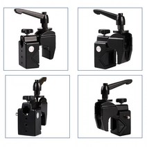 스피곳 슈퍼클램프 DSLR 카메라 배경 스탠드 고정, 상세페이지 참조