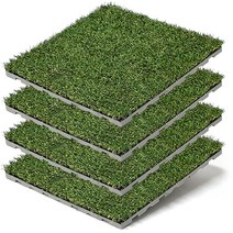 토탈하우스 팡팡블럭 잔디매트 30X30cm 4P세트 연결형 인조잔디 블럭잔디 조경잔디 팡팡잔디 (750707)
