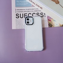 사운즈박스 아이폰 투명 젤하드 포인트 케이스
