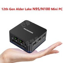 SZ BOX 데스크탑 게이밍 PC 인텔 12 세대 알더 레이크 N95 N100 미니 PC 윈도우 11 인텔 N100 LPDDR5 12GB 인텔 N95 DDR4 16GB, 중국, 에게, N100 12GB SSD 없음