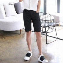 키작은남자 데일리 밴딩 청반바지