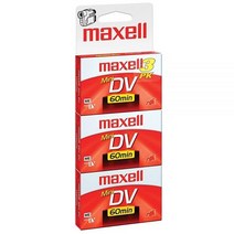 Maxell 298016 미니 DV 카세트 3개
