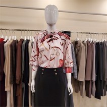 블루페페 SH02 패턴선이 예쁜 블라우스 204MSC006