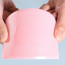 유용한 크림 주걱 DIY 과자 커터 퐁당 반죽 스크레이퍼 케이크 커터 과자 베이킹 도구 주방 액세서리 1 개, [07] pink 2