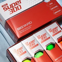 2023 넥센 빅야드 NEW 슈퍼300 고반발 3피스 골프공, NEW 슈퍼300 화이트