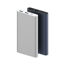 [정품] 샤오미 7세대 휴대용 10000mAh 보조배터리 PB100DZM, 네이비, 네이비